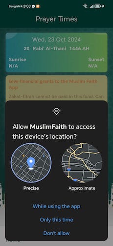 MuslimFaith: Muslim Prayer Times App